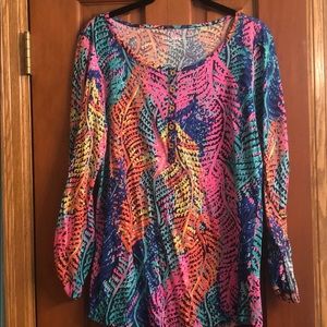 Lily Pulitzer Porter Printed Top